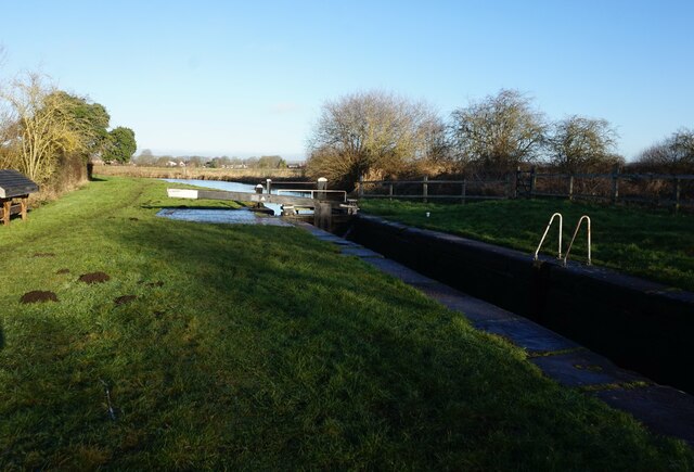 Trent & Mersey Canal at Weston Lock,... © Ian S :: Geograph Britain and ...