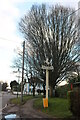 Sign for the White Horse, Shenley