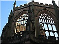 SP3378 : Coventry cathedral east end by Neil Owen