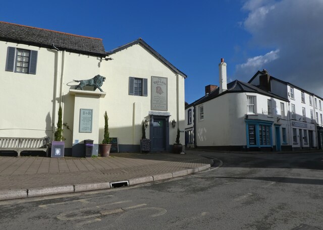 Red Lion Hotel, Chulmleigh © Roger Cornfoot :: Geograph Britain and Ireland