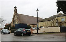 TL5666 : Church on Fair Green, Reach by David Howard