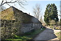 Weatherboarded barn