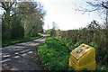 Halden Lane west from Frogs Hole Lane junction