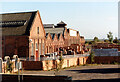 Old Robey works, Lincoln from old railway bed off Canwick Road