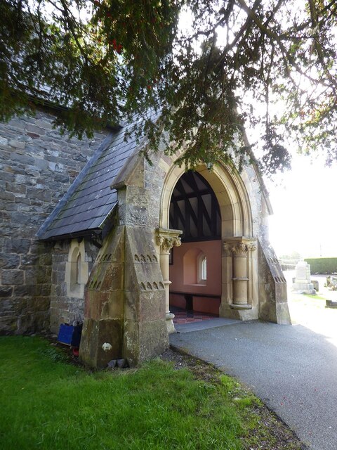 Entrance porch, St Michael's Church, Trefeglwys