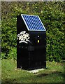 Solar-powered box