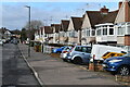 Parked cars in Holmsdale Grove