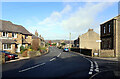 Leymoor Road at its junction with Field Head, Golcar