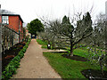 Path in the walled garden, Hughenden