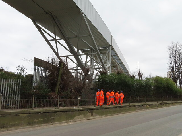 HS2 spoil conveyor from tunneling site