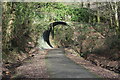 Road bridge over former GWR railway trackbed