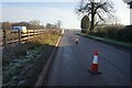 SK1213 : Work starts on HS2 off Wood End Lane by Ian S