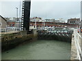 TR3864 : Mitre gates, Ramsgate Royal Harbour by Christine Johnstone