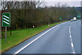 North Wales Expressway towards Junction 36 at Broughton