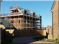 Building under construction, Fuller Lane, Copthorne