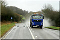 SJ1471 : Truck on the A541 by David Dixon