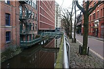 SJ8497 : Rochdale Canal at Canal Street, Manchester by Ian S