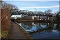 Pipe bridge over the Bridgewater Canal, Stretford