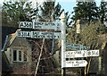 Signpost, West Harptree