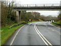 Bridge over the Y Felinheli Bypass near Carreg Goch