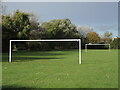 Goals on Berrow recreation ground