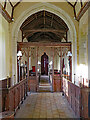 Barnardiston: All Saints - chancel and screen