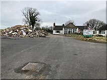 H4672 : Demolition at the former Camowen Hill Home, Omagh by Kenneth  Allen