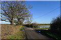 Hose Lane passing the entrance to Glebe Farm