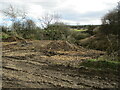 SE9567 : Disused  pit  being  used  to  dump  potatoes  by  farmer by Martin Dawes