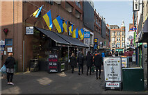 J3474 : Ukrainian flags, Belfast by Rossographer