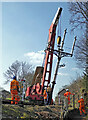 Severn Valley Railway - installing a new signal