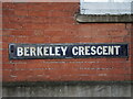 An old sign for the crescent