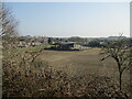 Houses and farm buildings on the edge of Bilsthorpe