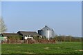 TM2578 : Fressingfield, Dale Road: Agricultural buildings and grain silo by Michael Garlick