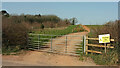 Gate by Waddeton Road