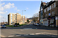 Cow Pasture Road seen from Station Road, Ilkley