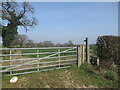 Gate and stile, Lower Woodcote