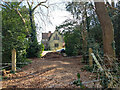 Former way in from Hackenden Lane, The Old Convent