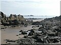 NT2888 : Coastal rocks at the southern end of Kirkcaldy by Oliver Dixon