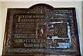 TQ8990 : WWI memorial plaque, St Mary and All Saints Church, Great Stambridge by Paul Jones