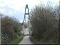 An A-shaped bridge at Stockley Park