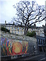 ST7565 : A tree and a painting of a tree by Neil Owen