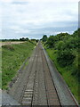 Railway line towards Telford