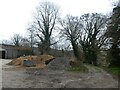 Wood chippings and gravel, Lanhydrock estate