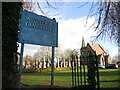 Entrance to Avon View cemetery