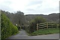 Road to Glynn Mill from A38