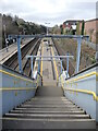 ST5770 : Down the steps to the platform by Neil Owen