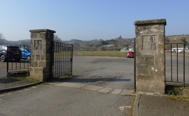 King George V Playing Fields gates, Rothesay At the entrance to the park on High Street.