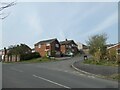 Approaching the junction of Greenfields Avenue and Kellylynch Close