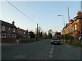 Looking north-northeast along Reading Road